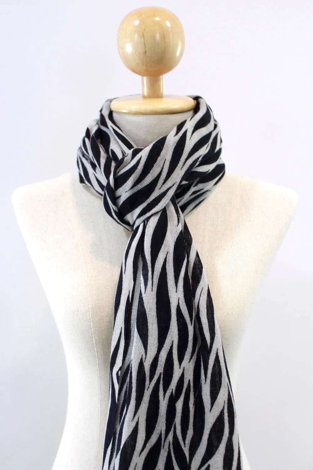 100% Cashmere Zebra Pashmina Shawl/Scarf