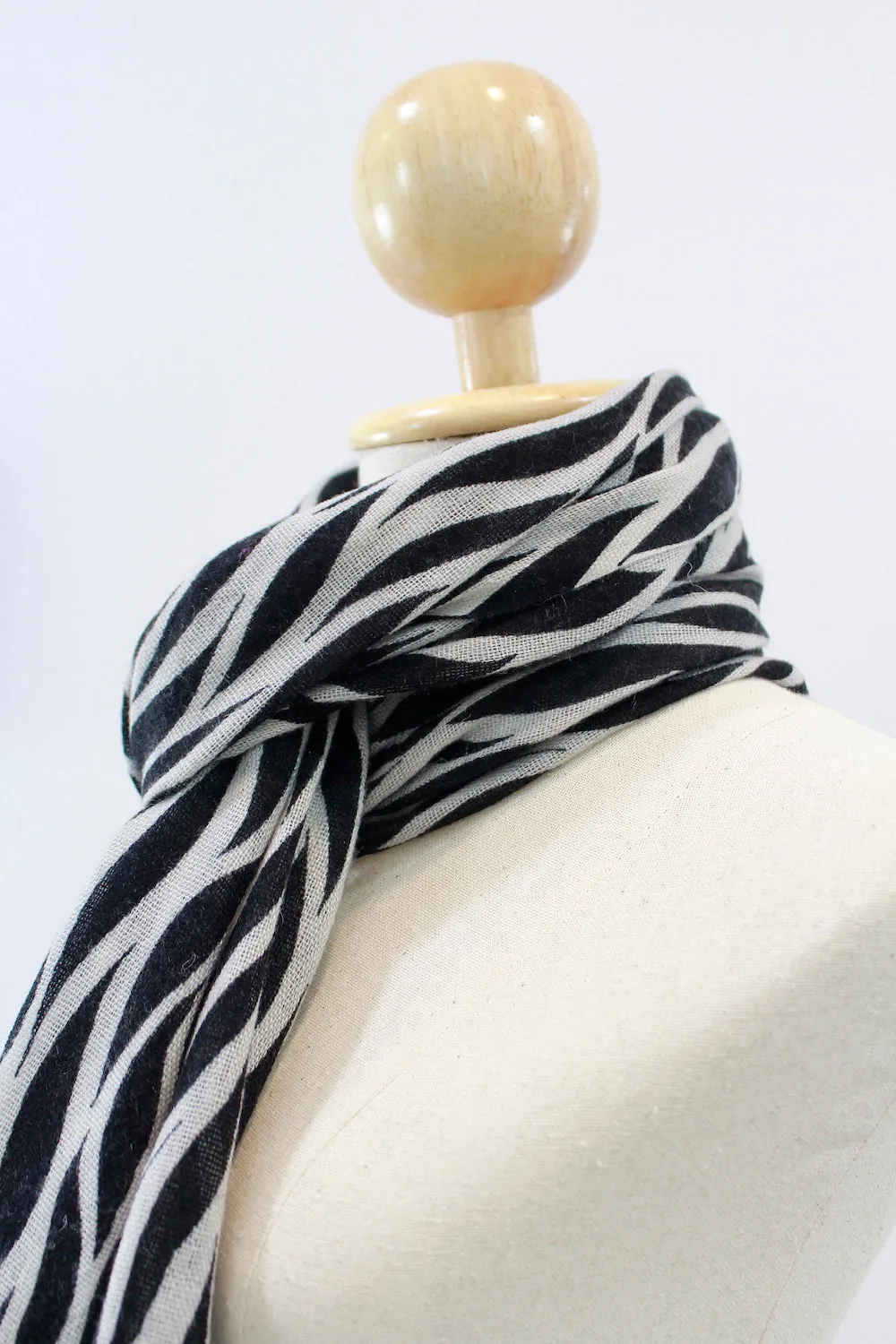 100% Cashmere Zebra Pashmina Shawl/Scarf