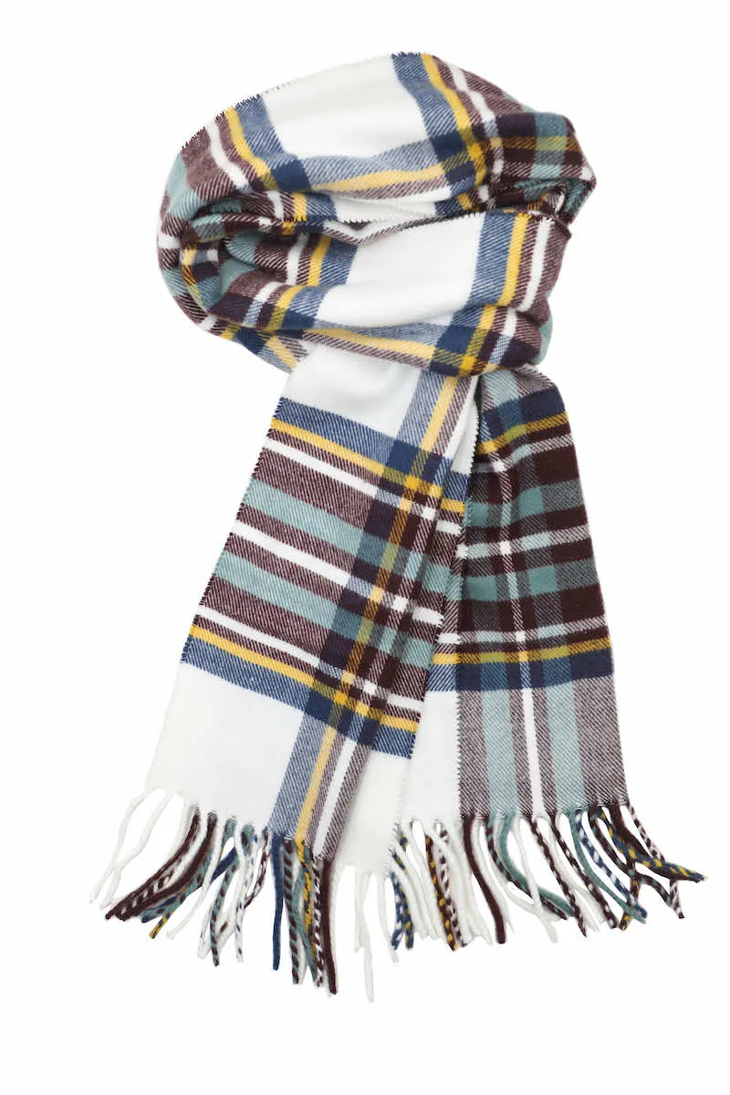 Achillea Scottish Tartan Plaid Cashmere Feel Winter Warm Scarf Unisex