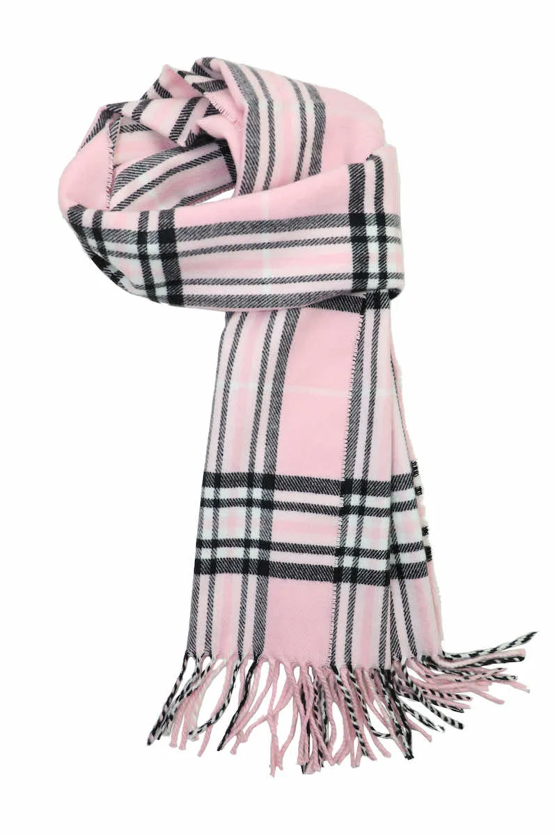 Achillea Scottish Tartan Plaid Cashmere Feel Winter Warm Scarf Unisex