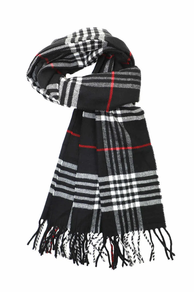 Achillea Scottish Tartan Plaid Cashmere Feel Winter Warm Scarf Unisex