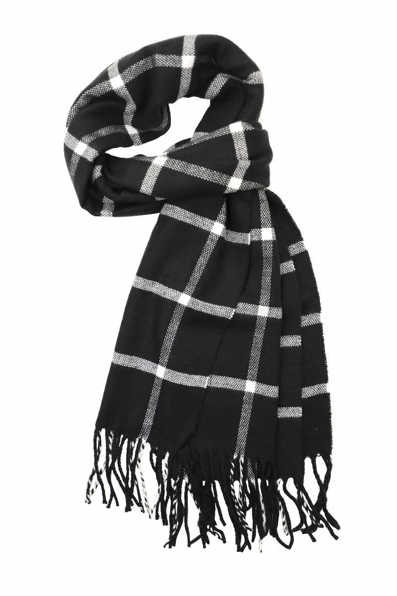 Achillea Scottish Tartan Plaid Cashmere Feel Winter Warm Scarf Unisex