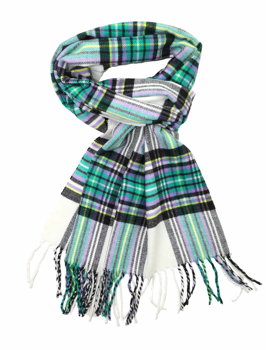 Achillea Scottish Tartan Plaid Cashmere Feel Winter Warm Scarf Unisex