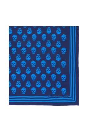 Alexander mcqueen skull print silk scarf