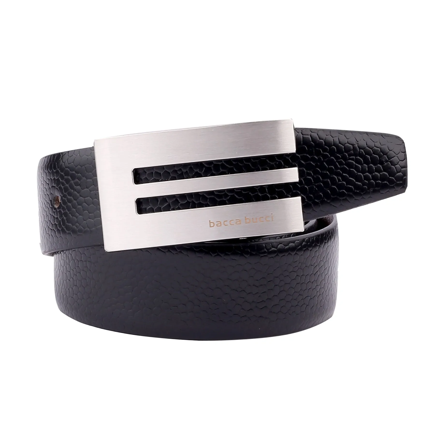 Bacca Bucci Auto reversible dress belt with Genuine Leather