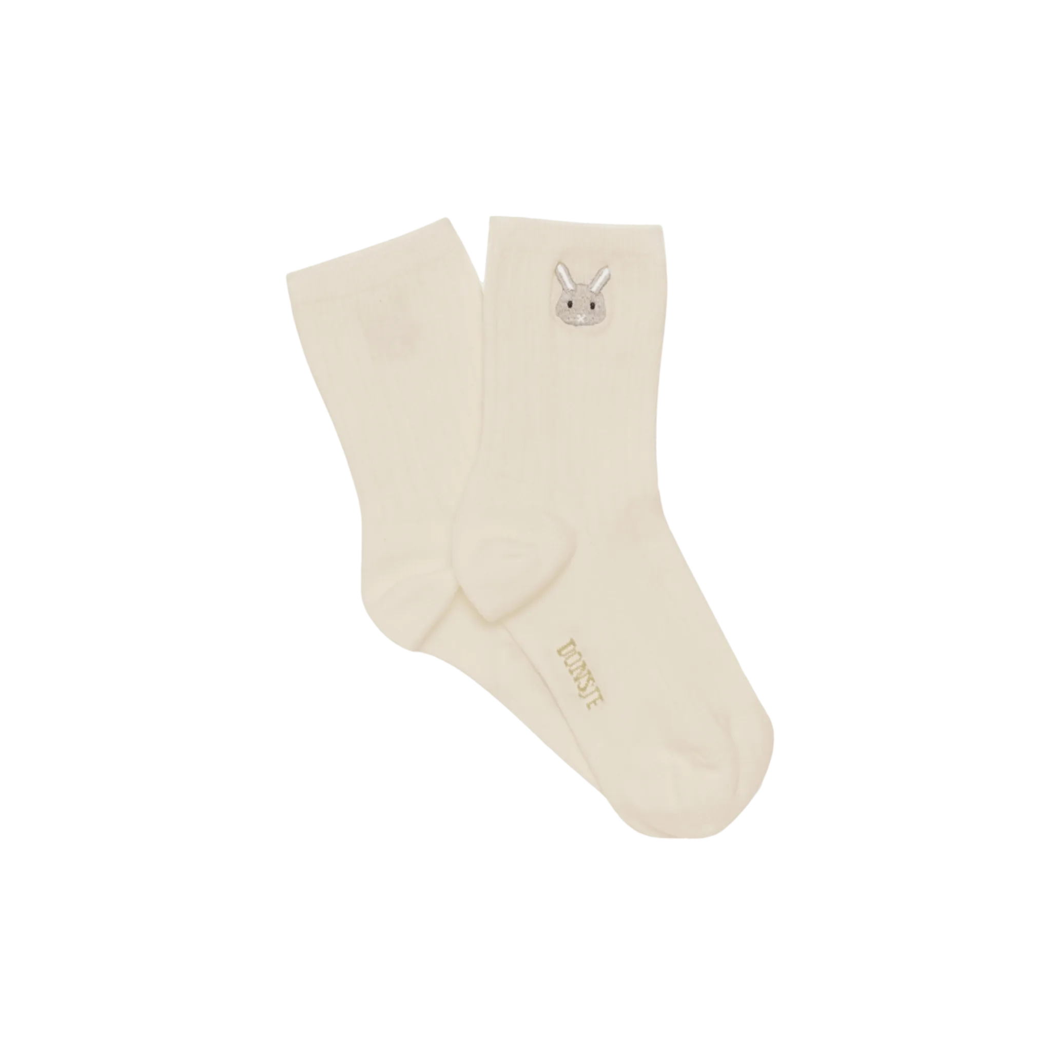 Bell Socks Bunny - Warm White