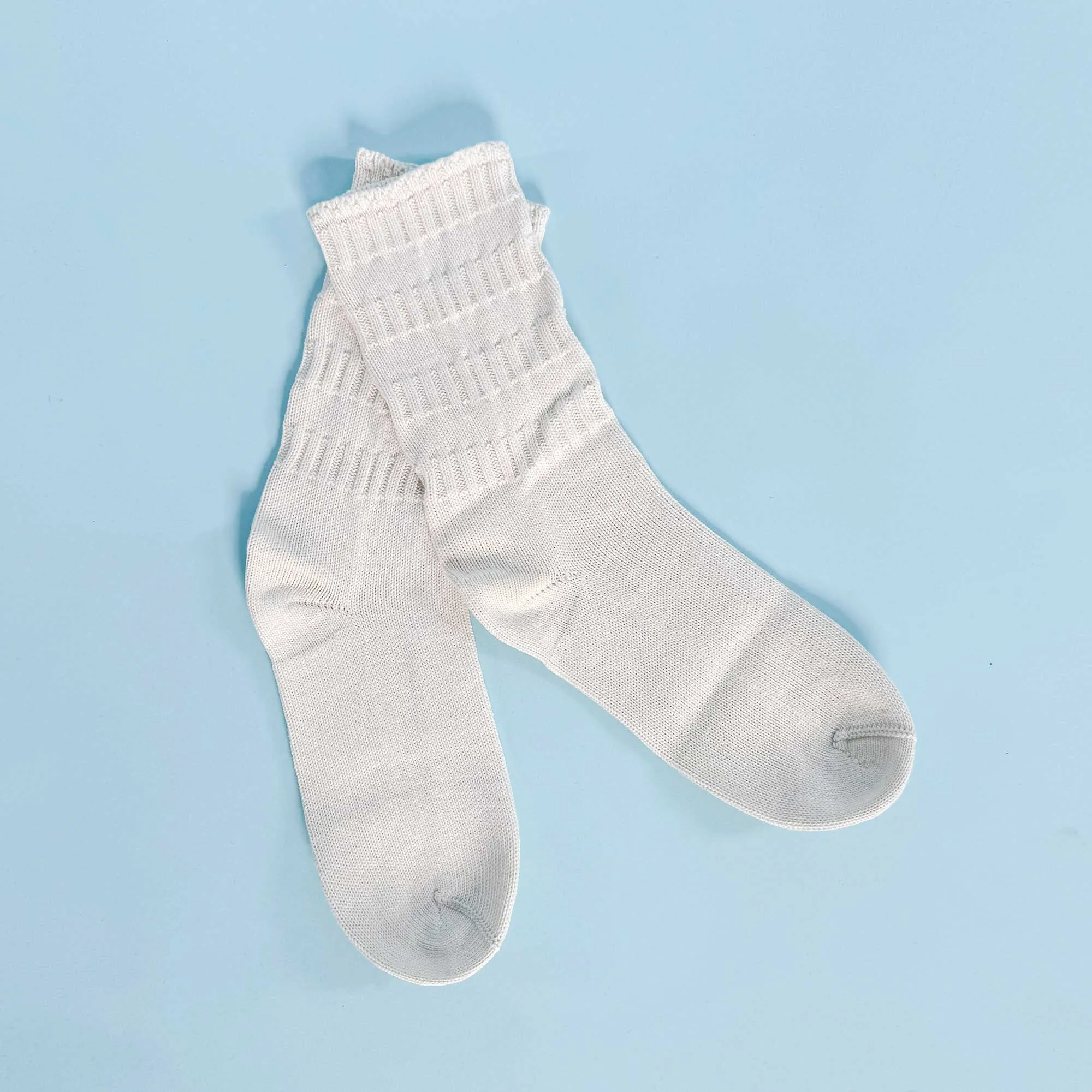 CANALTOWN 3-Ply 100% Organic Cotton Socks (No Elastic, No Compression, No Latex, No Polyester, No Polyamide, No nylon, No Synthetics) (100% Biodegradable)