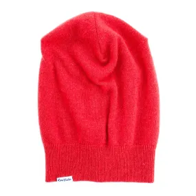 CASHMERE BEANIE | Bright Coral