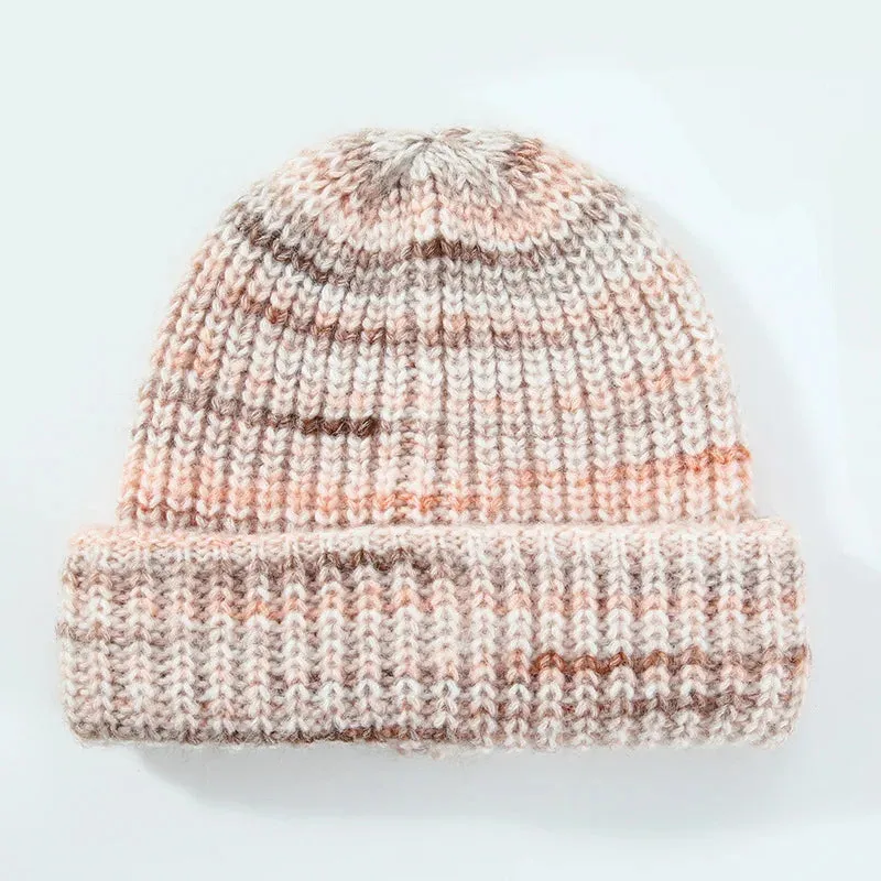 Containing Wool Knitted Cap Female Warm Autumn Winter Hat