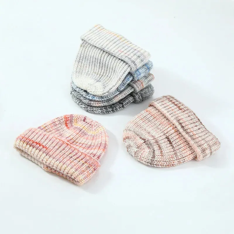 Containing Wool Knitted Cap Female Warm Autumn Winter Hat