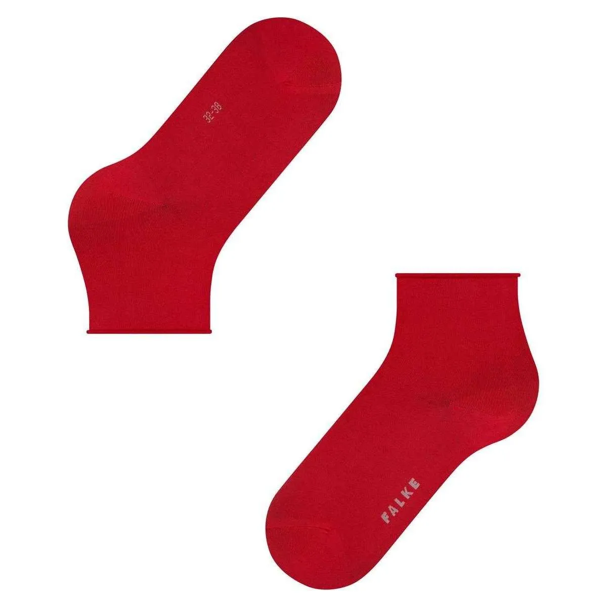 Falke Cotton Touch Short Socks - Scarlet Red