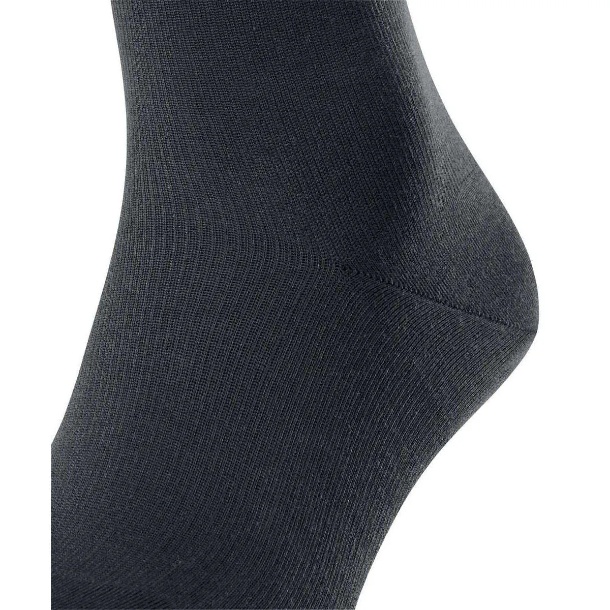 Falke Energizing Cotton Knee High Socks - Anthracite Grey