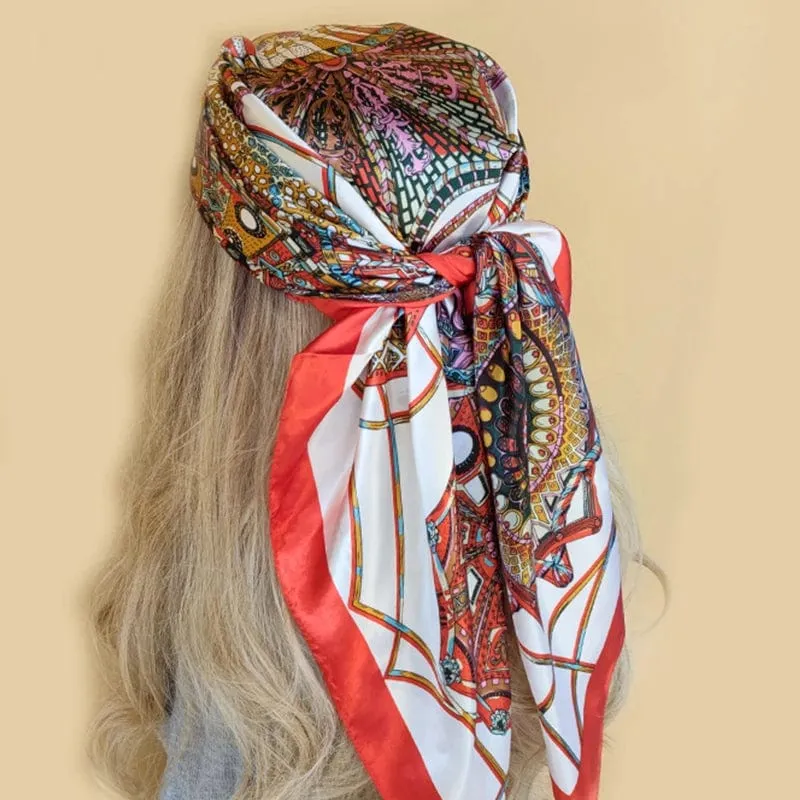 Ivy Silk Bandana Scarf