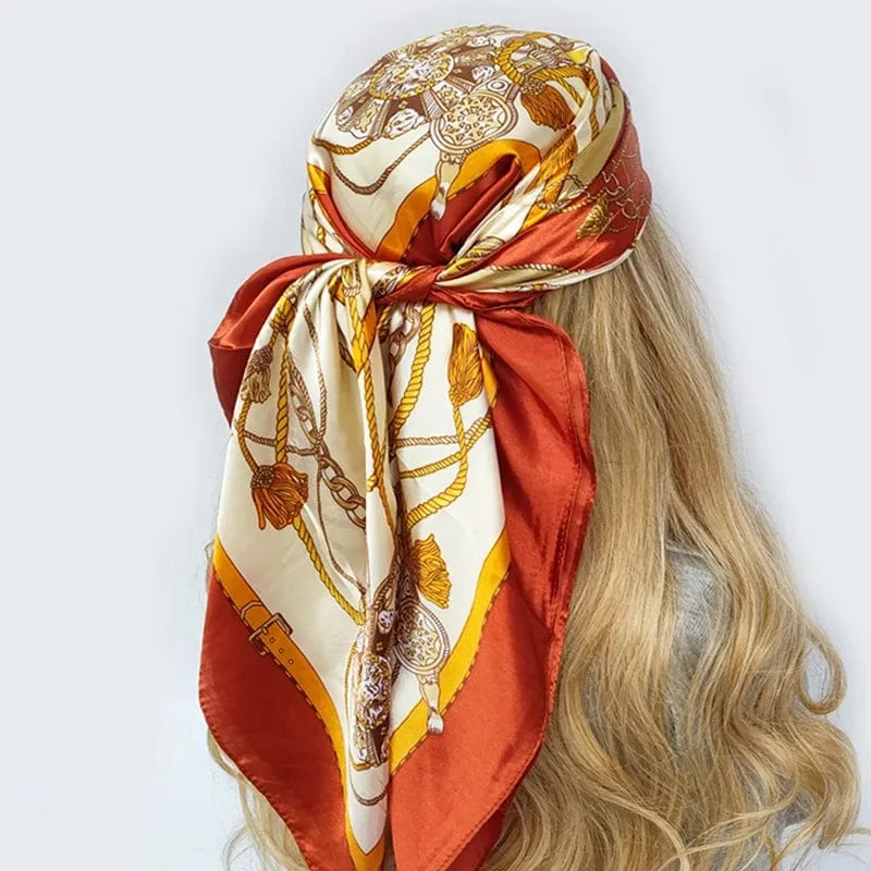 Ivy Silk Bandana Scarf