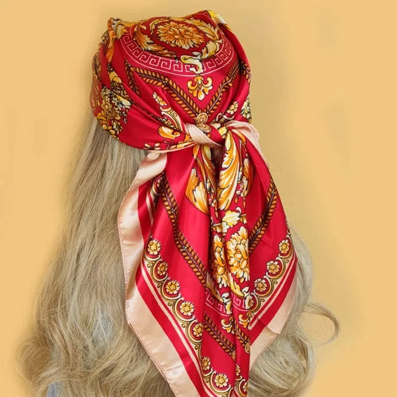 Ivy Silk Bandana Scarf