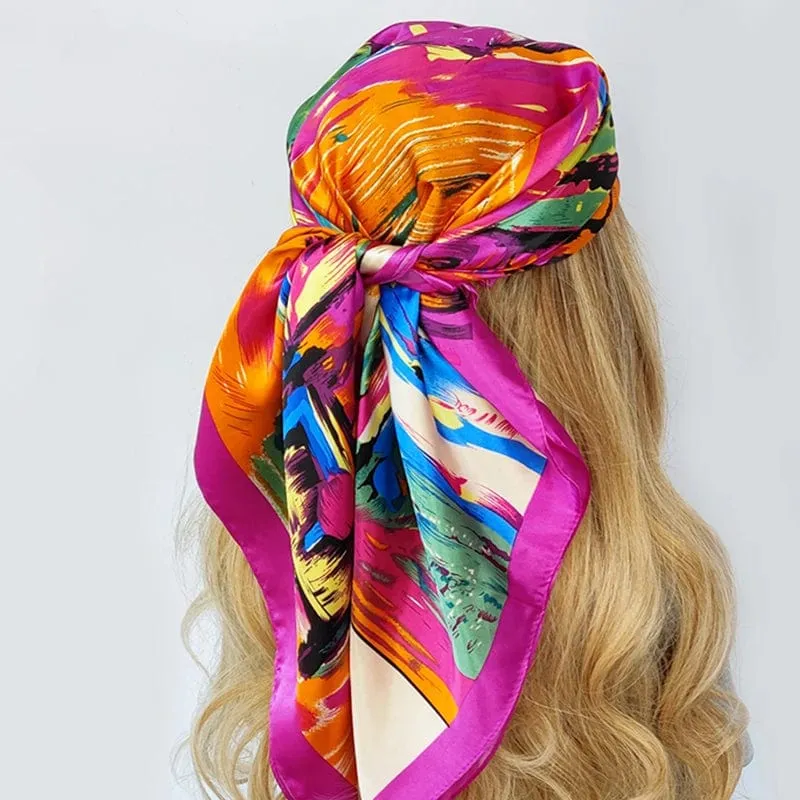 Ivy Silk Bandana Scarf