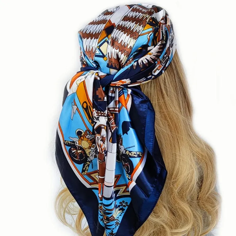 Ivy Silk Bandana Scarf