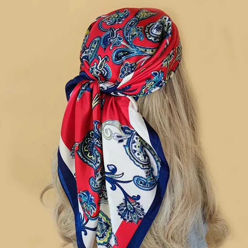 Ivy Silk Bandana Scarf