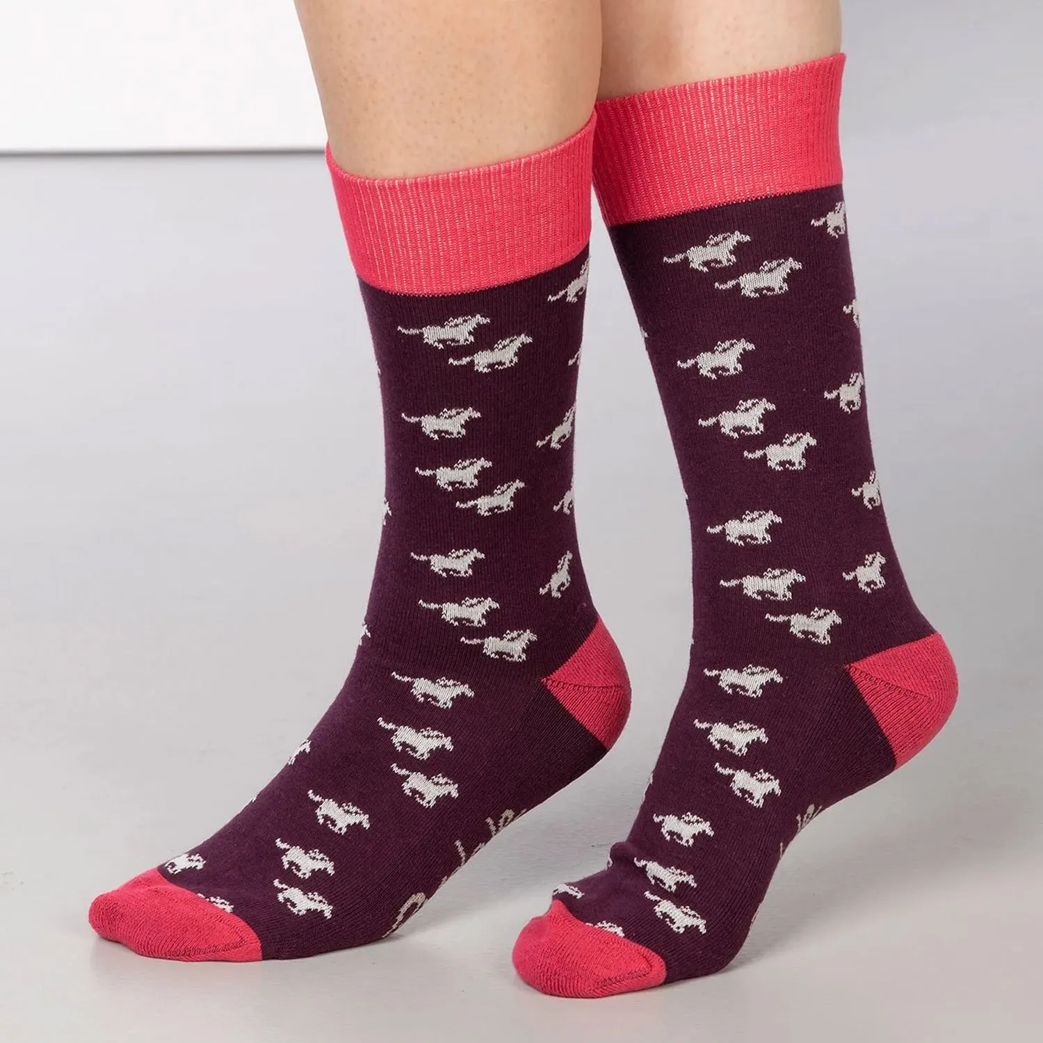 Ladies Patterned Socks