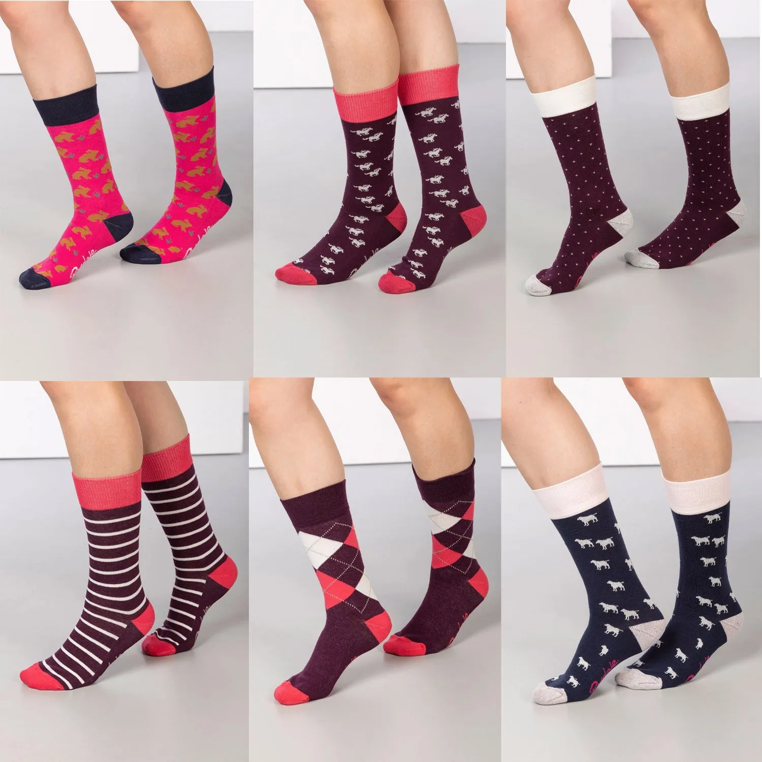 Ladies Patterned Socks