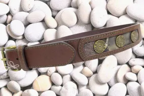 Leather Bullet Belt