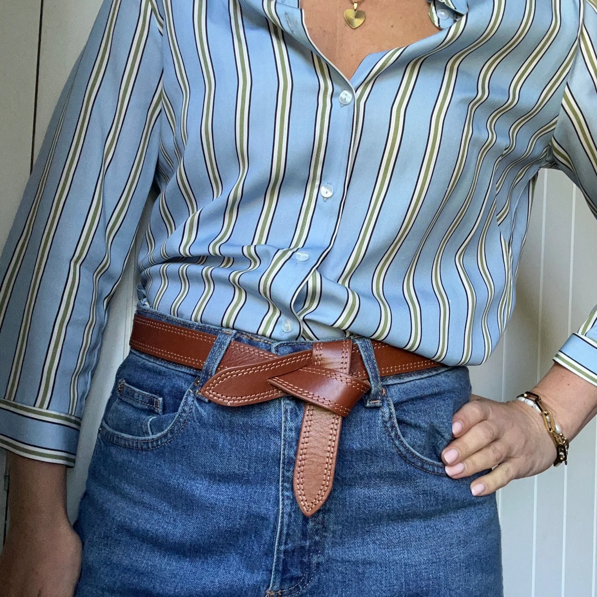 Leather Knot Belts