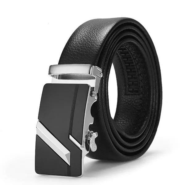 [LFMB]Famous Brand Belt Men Top Quality Genuine Luxury Leather Belts for Men,Strap Male Metal Automatic Buckle