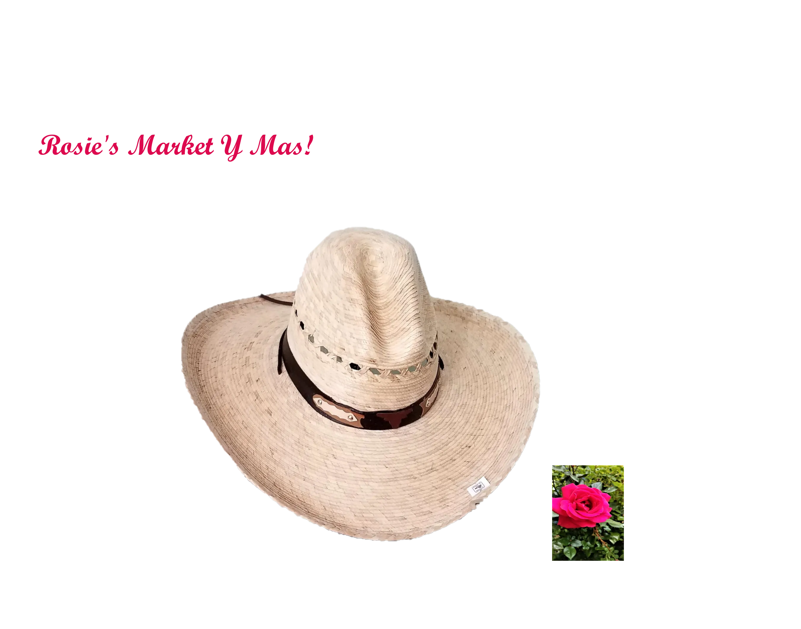 Mata Vaca Style Mexican Cowboy Palm Hat