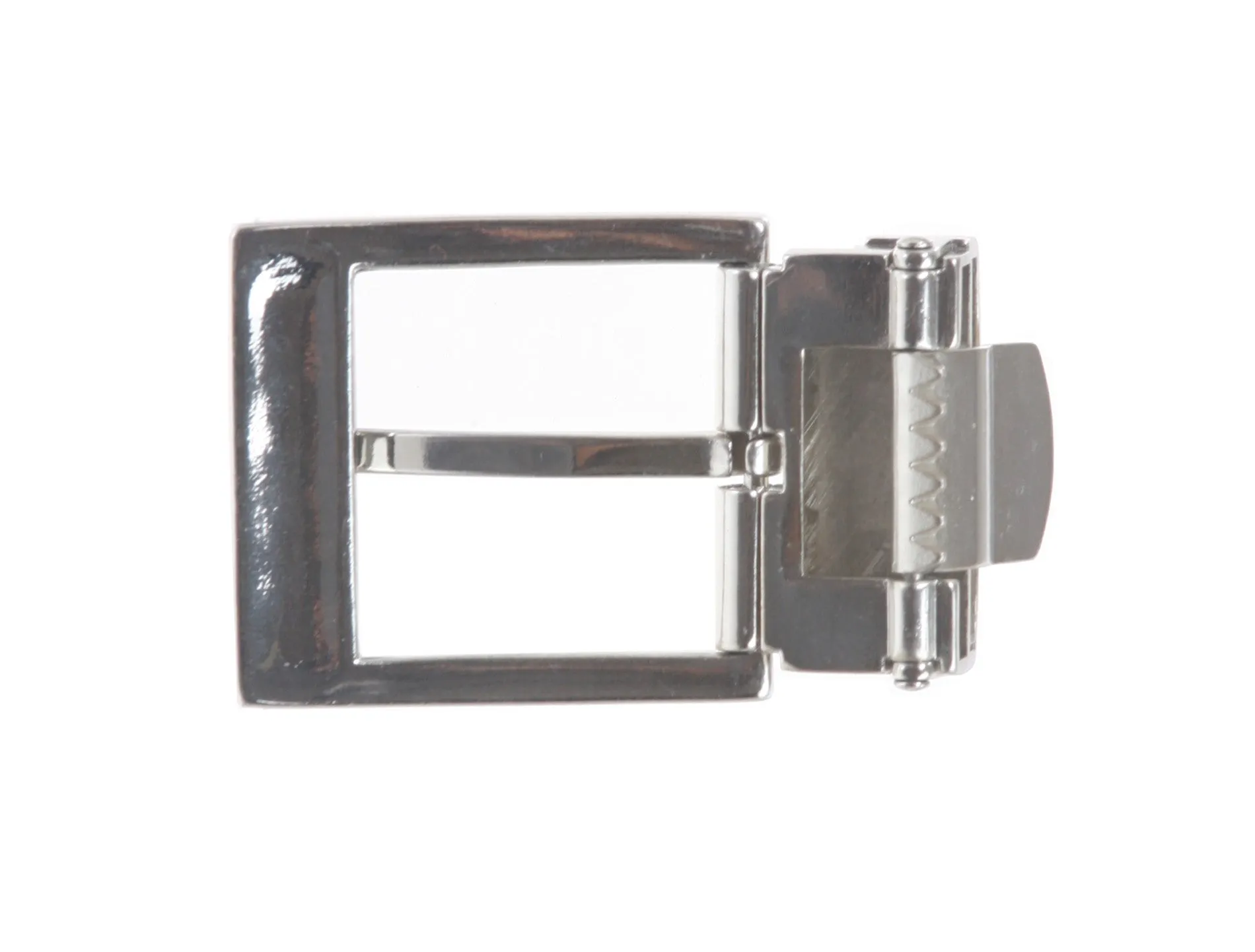 Men's 1 1/4 Inch (34 mm) Top Grain Cowhide Plain Leather Belt with Nickel Free Clamp Buckle