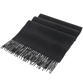 Mens Cashmere Scarf Black