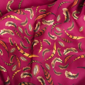 Mulberry Clare Haggas Classic Birds of a Feather Scarf