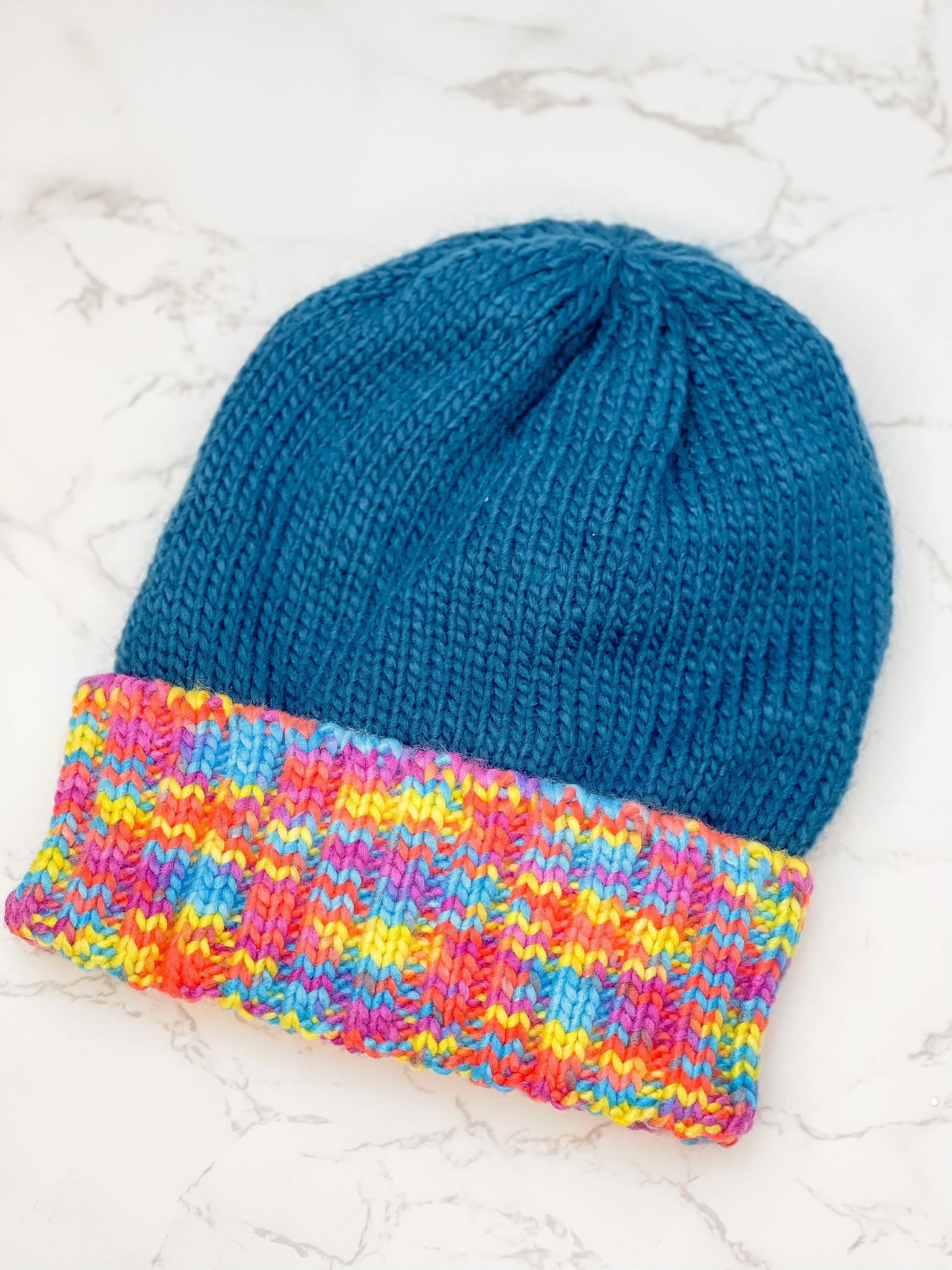 Multi Color Fleece Beanie