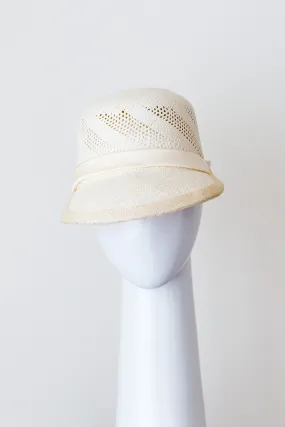 Open Weave Natural Panama Cap