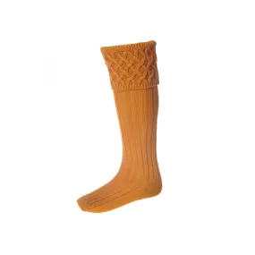 Rannoch Socks in Ochre