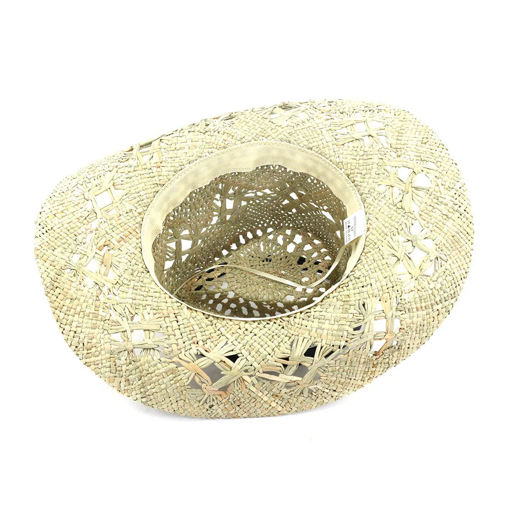 Straw Cowboy Hats Denim Hat Natural Grass Straw Hat