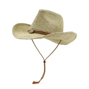 Straw Cowboy Hats Straw Cowboy Hat Top Hat Outdoor Seaside Beach