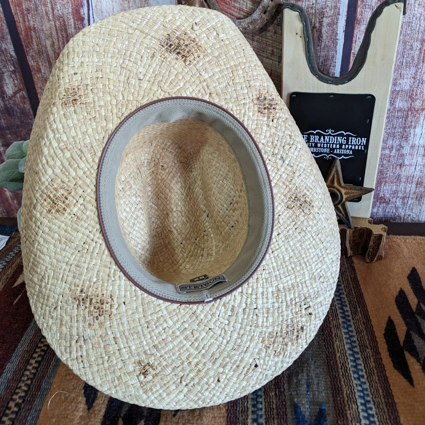 Straw Hat the "Flatrock" By Stetson  SSFLTR-7343BU