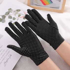 Stretch Fleece Gloves Warm Lady Gloves