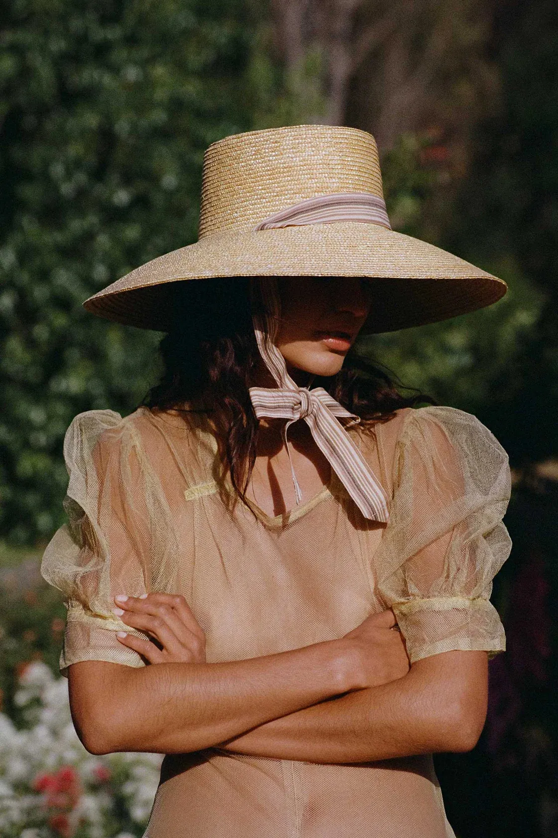 THE PALOMA SUNHAT - STRIPE