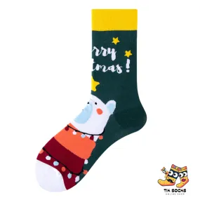 TikSocks|Christmas Socks- Christmas Cartoon Bear Socks