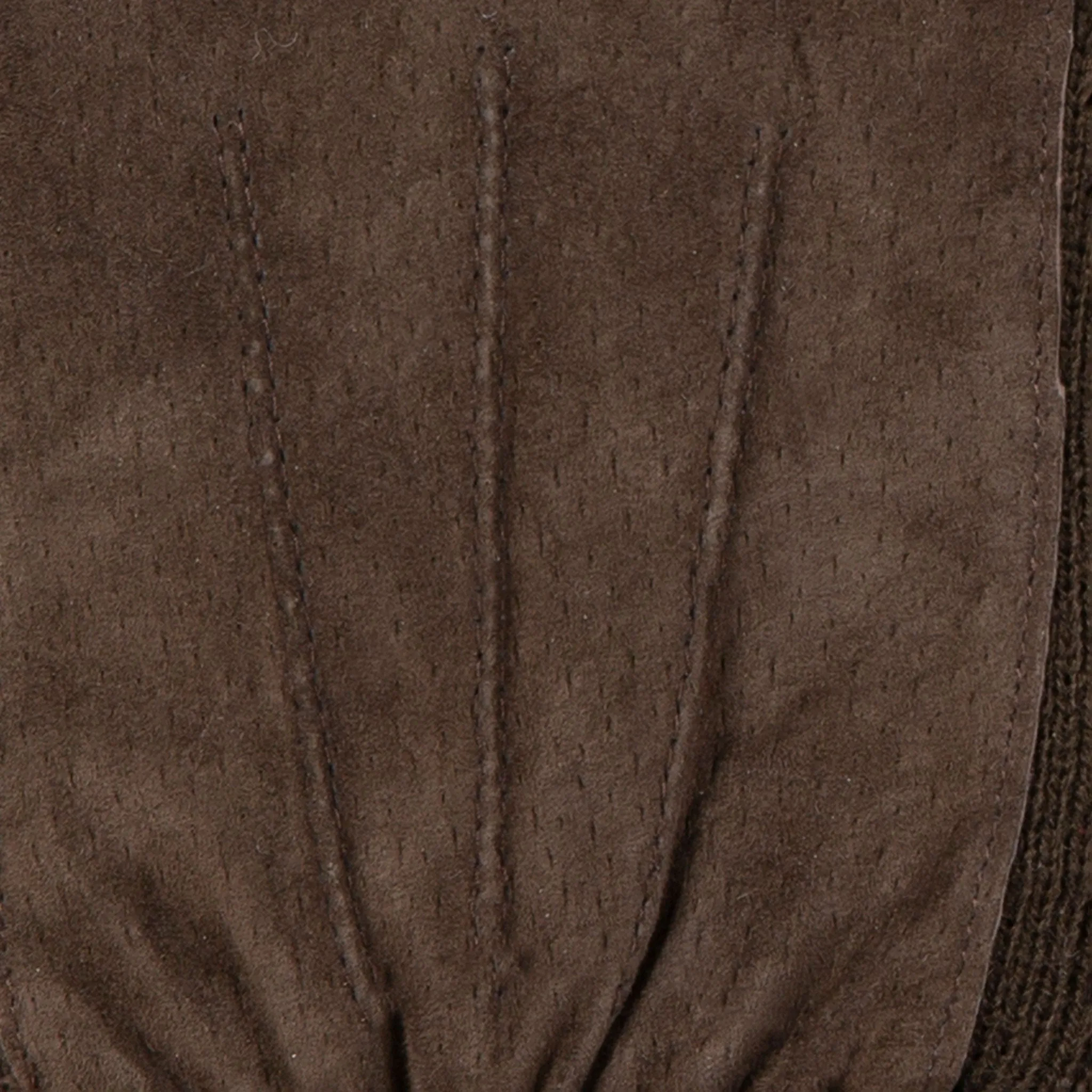 Women's Three-Point Fleece-Lined Suede Gloves