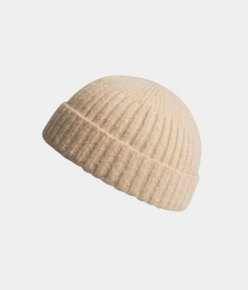 WOOL FISHERMAN BEANIE.