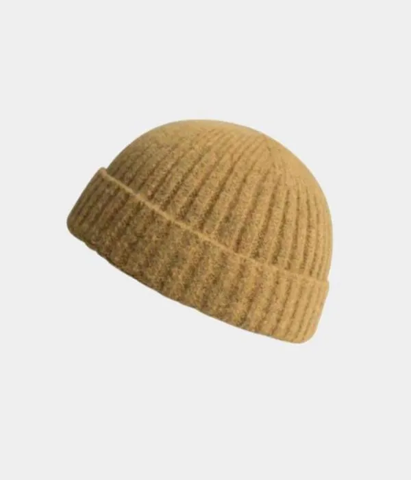 WOOL FISHERMAN BEANIE.