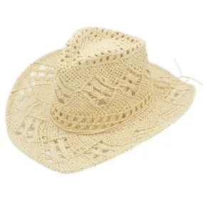 Woven Straw Beach Hat