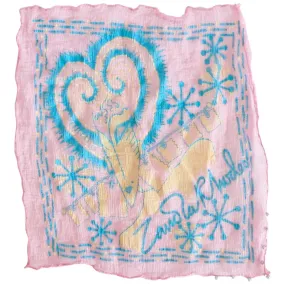 Zandra Rhodes Painted Pastel Silk Hanky